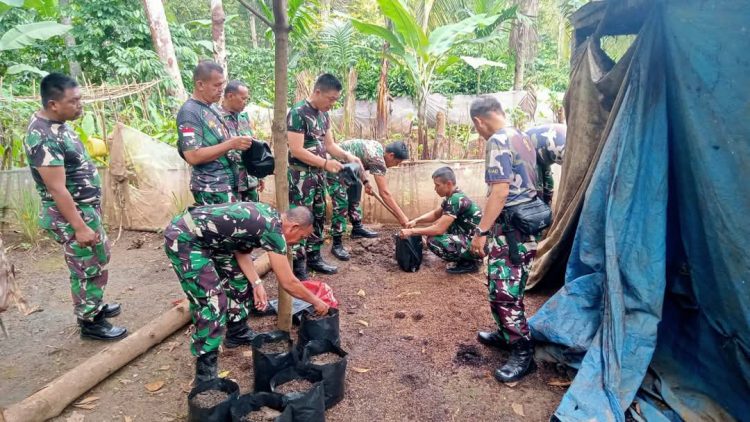 Siasati Pekarangan, Prajurit Koramil 412-10 Tanjung Raja Lomba Demontrasi Plot