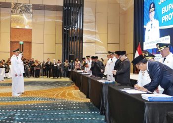 Gubernur Lampung Rahmat Mirzani Djausal Resmi Terima Jabatan,Tekankan Kolaborasi Untuk Kemajuan Daerah