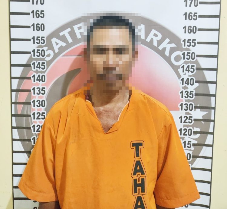 Gasak Narkoba, Polres Tulang Bawang Tangkap Pria Paruh Baya Sembunyikan Sabu di Jok Motor