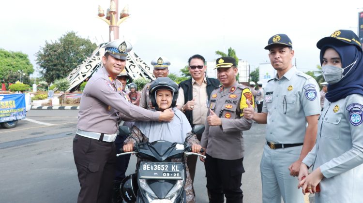 Polres Lampung Utara Gelar Sosialisasi Operasi Keselamatan Krakatau 2025