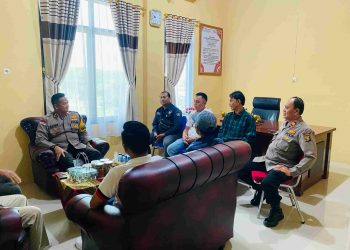 Wakapolres Tubaba Terima Audiensi Organisasi Komite Wartawan Indonesia Perjuangan (KWIP)