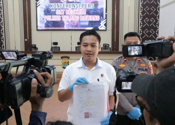 Polres Tulang Bawang Tangkap Lima Sindikat Pemalsu SKCK Yang Sudah Beraksi Sejak 2022, Empat Diantaranya IRT