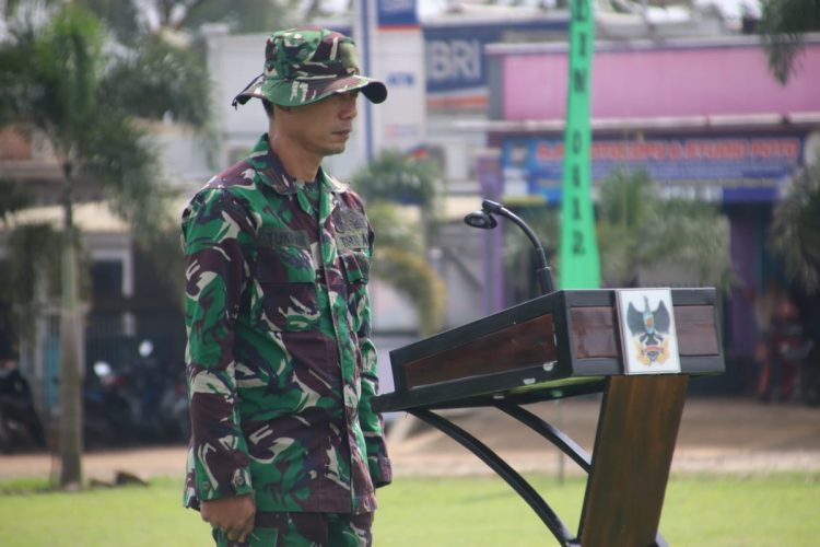 Anggota Satgas laksanakan Gladi Upacara Penutupan TMMD ke 123 Kodim 0412/LU