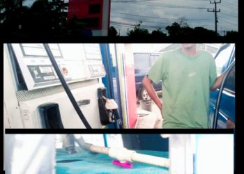 SPBU 24,34,1,142.. Bumi Kencana Kecamatan Seputih Agung Kabupaten Lamteng Diduga  Prioritaskan Pengecor Jerigen