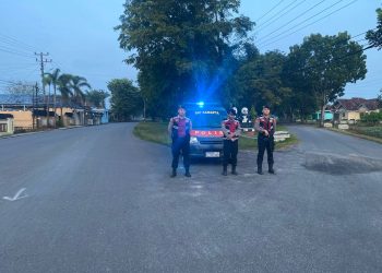 Dua Lokasi di Menggala Yang Jadi Sasaran Patroli Sahur Samapta Polres Tulang Bawang