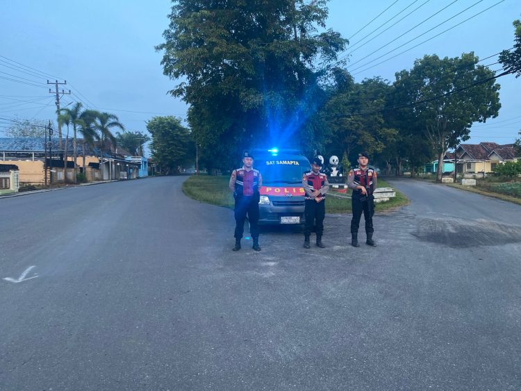 Dua Lokasi di Menggala Yang Jadi Sasaran Patroli Sahur Samapta Polres Tulang Bawang