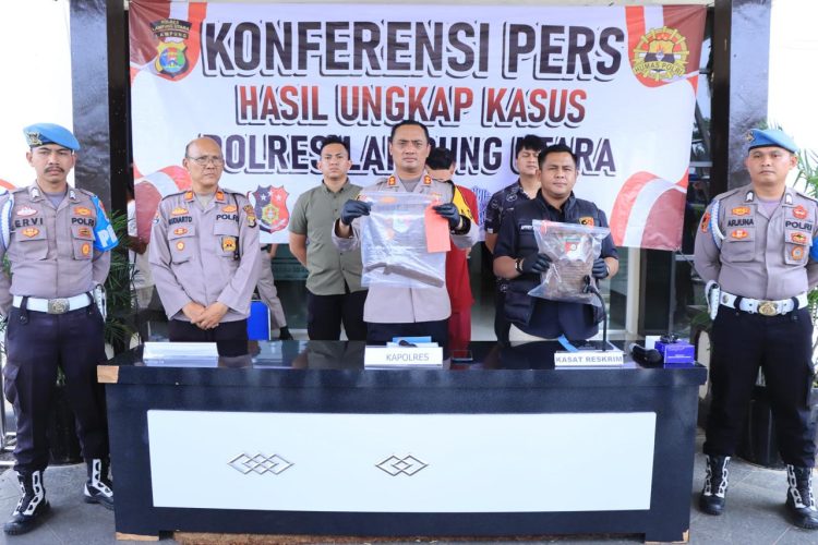 Kurang Dari 12 Jam, Pelaku Pembunuh Terhadap Adik Kandung Diamankan Polres Lampung Utara