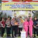 Kapolres Bersama Ketua Bhayangkari Cabang Tuba Kunjungi dan Berikan Bingkisan ke Tiga Pos Operasi Ketupat Krakatau 2025