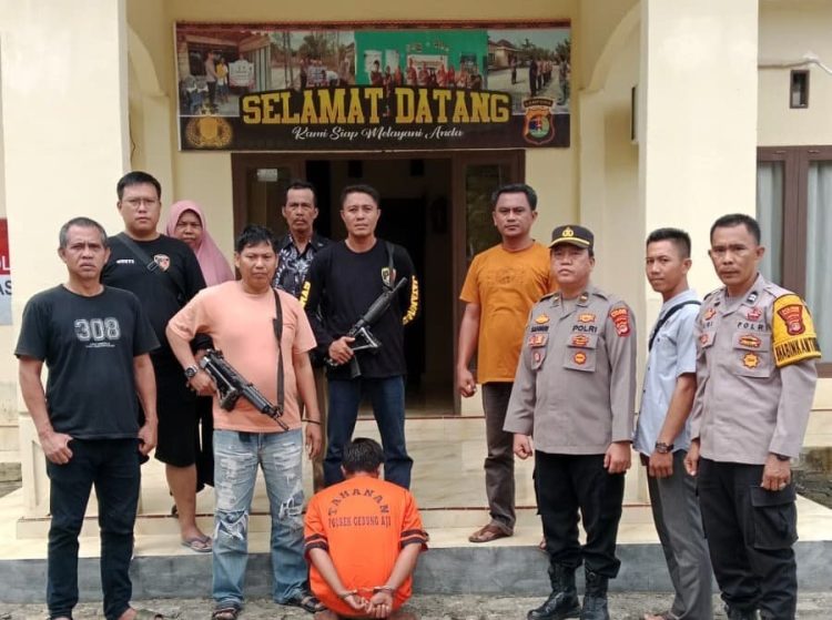 Polsek Gedung Aji Ungkap Pencurian Ternak di Kebun Sawit Plasma PT SIP