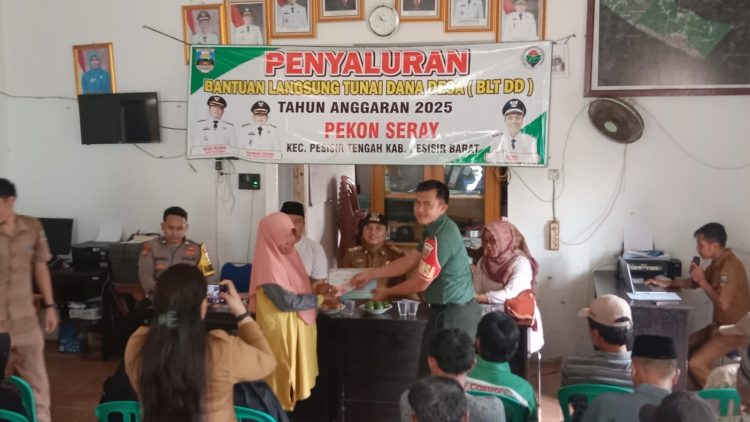 PEKON SERAI REALISASIKAN BLT-DD TAHAP KE 1 TAHUN 2025 KE 39 KPM