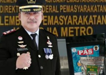 Kopi Merek PAS dari Lapas Kelas II A Kota Metro Laris di Pameran Hari Bhakti Permasyarakatan