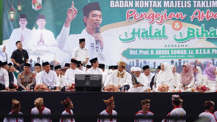 Polres Lampung Utara Gelar Pengamanan Jalanya Ceramah Agama Ustadz Abdul Somad