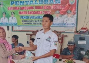 Pekon Suka Negara Salurkan BLT Dana Desa untuk 16 Keluarga Penerima Manfaat