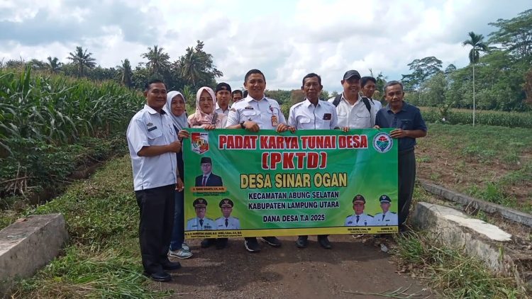Desa Sinar Ogan Berdayakan Masyarakat Melalui PKTD dan BLT