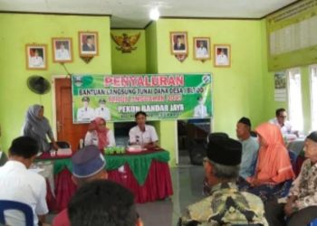 20 Warga Pekon Bandar Jaya Terima Bantuan Langsung Tunai Dana Desa