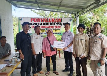 Pekon Kota Jawa Kecamatan Bangkunat Realisasikan BLT-DD Tahap Ke 1 Tahun 2025 KE 10 KPM