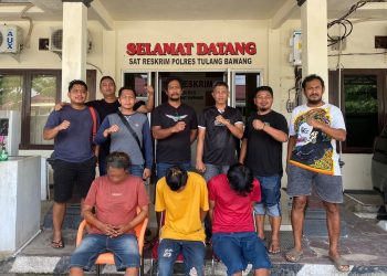 Tulang Bawang Berhasil Ungkap Kasus Curat, Tiga Pelaku Ditangkap dan Ditahan