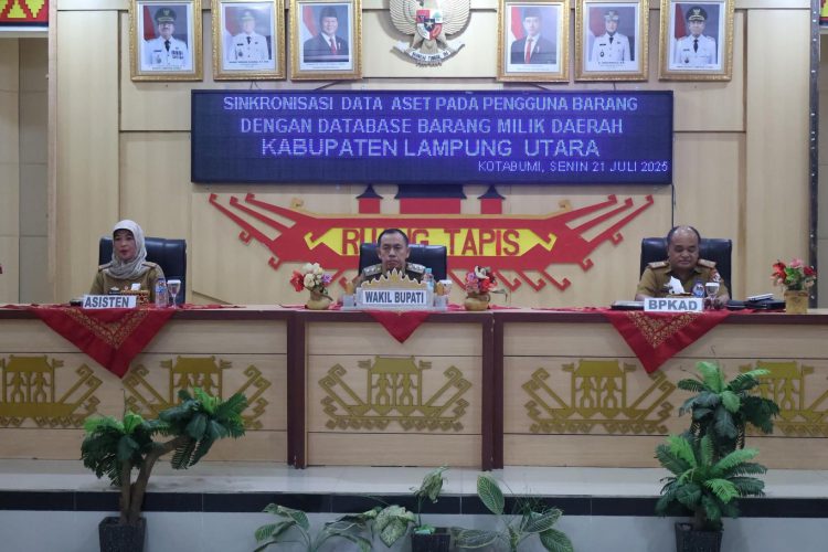 WAKIL BUPATI PIMPIN RAPAT SINKRONISASI DATA ASET DAERAH DENGAN DATABASE BARANG MILIK NEGARA