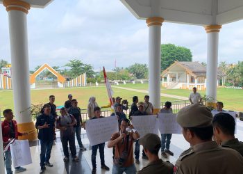 Kabag Protokol dan Kompim Kabupaten Merangin Haidir, Minta Maaf Setelah Didemo Puluhan Wartawan 