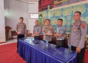 Satbinmas Polres Merangin Laksanakan Binkor Polsus di Lapas Kelas IIB Bangko, Sampaikan Arahan kepada Petugas dan Tahanan