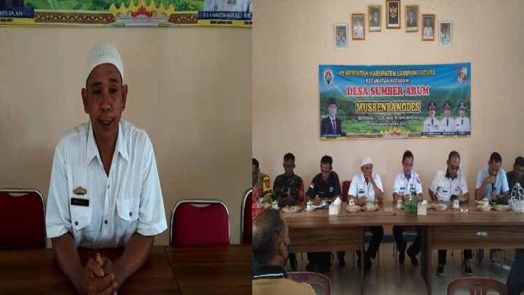 Musrenbangdes 2026 di Aula Desa Sumber Arum di Gelar