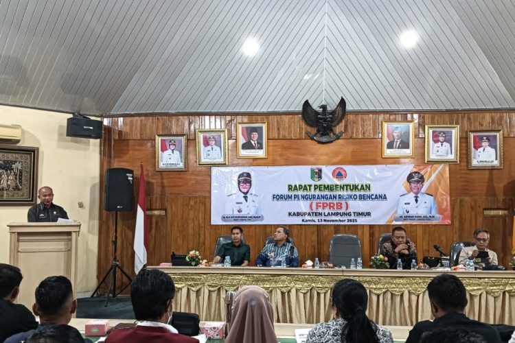 Tanggap Bencana, Lamtim Bentuk Forum PRB