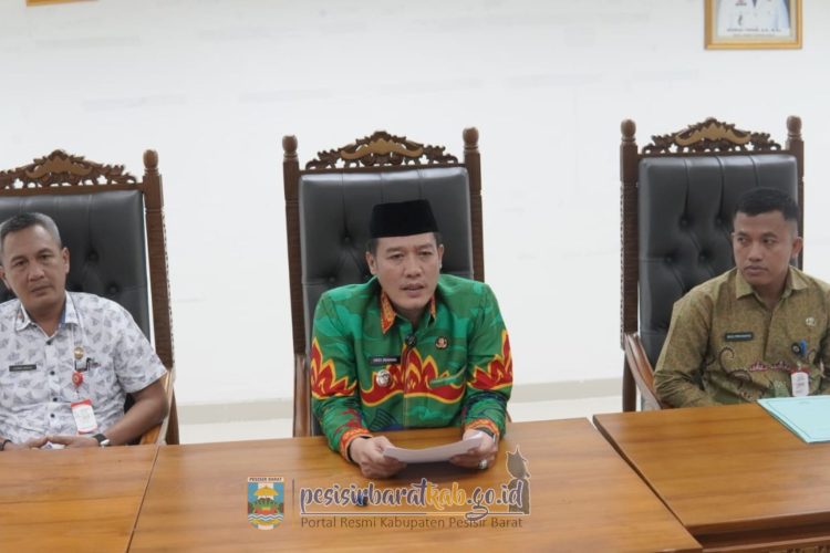 Bupati Pesisir Barat Gelar Konferensi Pers Hasil Seleksi Terbuka JPT Pratama