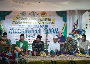 Wabup H A Khafid Bersama Ribuan Warga, Isra Mi’raj di Tambang Emas