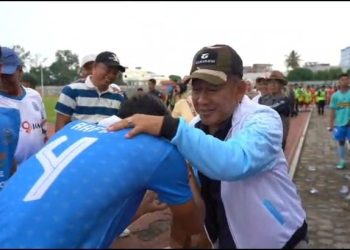 Disaksikan Wabup A. Khafidh, PS Merangin Libas PS Tebo 5-1