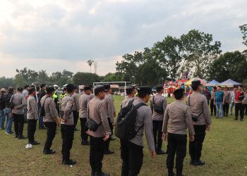 Polres Merangin Amankan Konser Niken Salindry di Meranti Fest 2025 