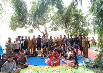 Kapolres Merangin Dampingi Kunjungan Kemensos RI, Fokus Peningkatan SDM Suku Anak Dalam (SAD)