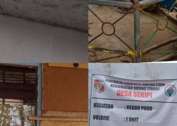 Dana Desa Rehab Serta Sarana/Prasarana TK/Paud di Desa Sekipi Diduga Tidak Sinkron dengan Sistem Informasi
