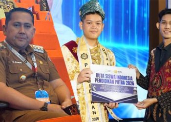H M Syukur Bangga, M Fhaiz Runner Up 01 Duta Siswa Indonesia