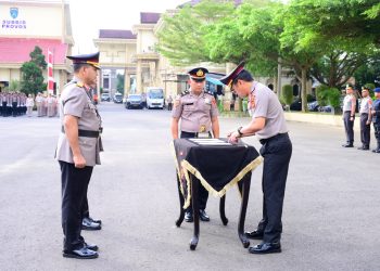 Kapolda Jambi Pimpin Sertijab Wakapolda, Brigjen Pol. B Ali, S.H.,S.I.K Resmi Jabat Wakapolda Jambi