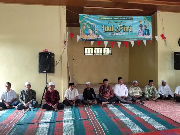 Pemerintah Desa Pasar Muara Siau Gelar Halal Bihalal, Wujudkan Kebersamaan dan Silahturahmi