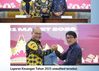 Pemerintah Kabupaten Lampung Utara Serahkan Laporan Keuangan Pemerintah Daerah Tepat Waktu