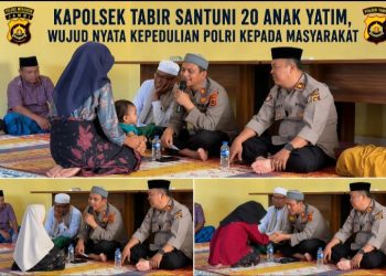 Kapolsek Tabir Santuni Anak Yatim, Wujud Nyata Kepedulian Polri kepada Masyarakat