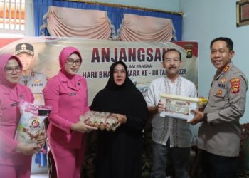 Kapolres Merangin Gelar Anjangsana Hari Bhayangkara ke-80, Pererat Silaturahmi dengan Purnawirawan dan Warakauri