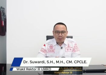 Dr. Suwardi, S.H., M.H.,Wakil Rektor III UMKO Kotabumi Mengucapkan Selamat Hari Bhayangkara ke-80