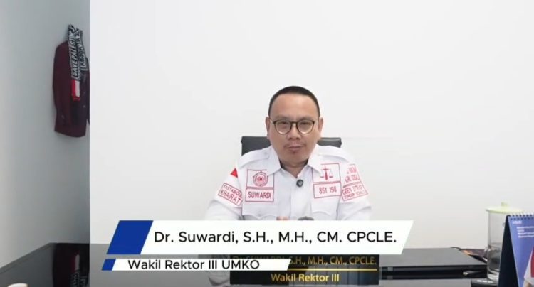 Dr. Suwardi, S.H., M.H.,Wakil Rektor III UMKO Kotabumi Mengucapkan Selamat Hari Bhayangkara ke-80