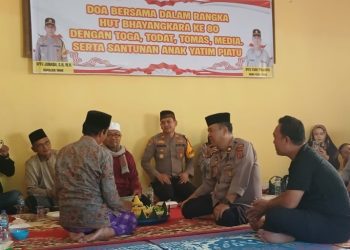 Polsek Tabir Gelar Doa Bersama dan Santunan Anak Yatim Peringati HUT Bhayangkara ke-80, Perkuat Sinergitas Bersama Masyarakat dan Insan Pers
