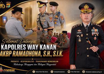 Profil AKBP Ramadhona, Eks Perwira Brimob Papua Kini Jabat Kapolres Way Kanan