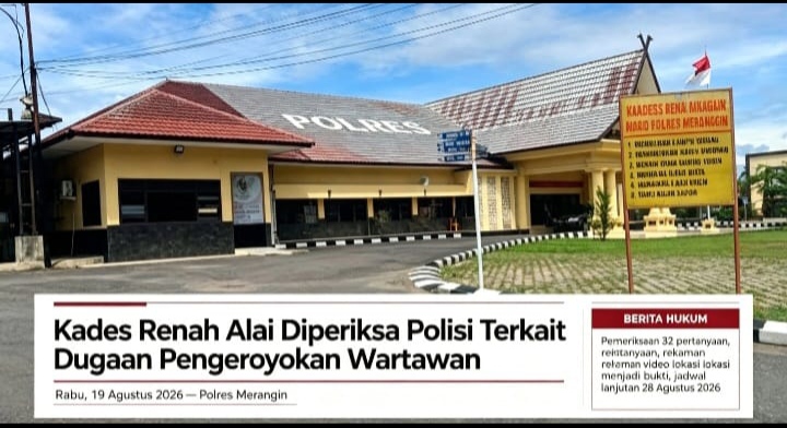 Penuhi Panggilan Polisi, Kades Renah Alai Diperiksa Terkait Dugaan Pengeroyokan Wartawan