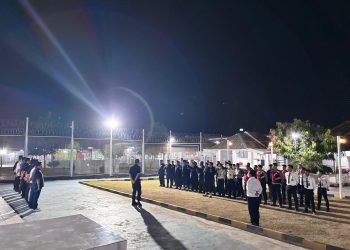 Lapas Kotabumi Bersama TNI-Polri Wujudkan Hunian Bersih dan Kondusif