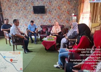PERKUAT SINERGI PEMBANGUNAN DESA, KADIS PMDT LAMPUNG UTARA TERIMA KUNJUNGAN KOORDINATOR TAPM