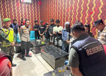 Polres Merangin Gelar Razia Gabungan di Bangko, 20 Orang Diamankan