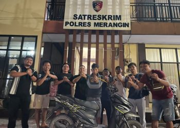 Diduga Beraksi di 10 TKP,Satreskrim Polres Merangin Amankan Pelaku Curanmor