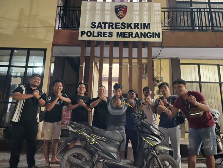 Diduga Beraksi di 10 TKP,Satreskrim Polres Merangin Amankan Pelaku Curanmor
