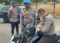 Operasi Patuh Krakatau 2026, Si Propam Polres Lampung Utara Periksa Kelengkapan Kendaraan Personel